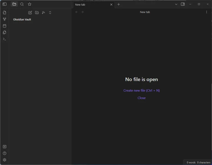 새로운 볼트를 만들면 나오는 화면