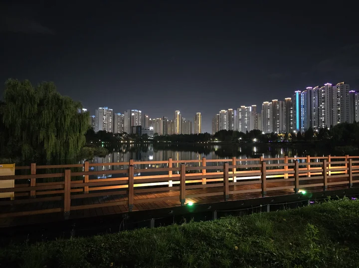 배다리 생태공원 전경