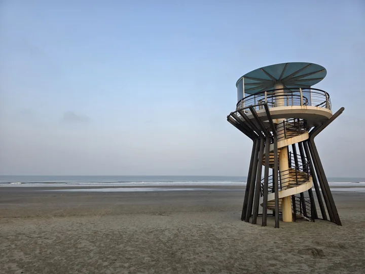 춘장대 해수욕장내 전망대