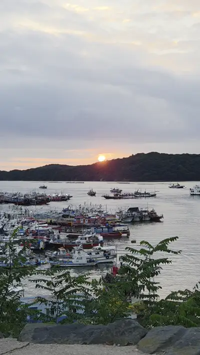 오천항 일몰 영상